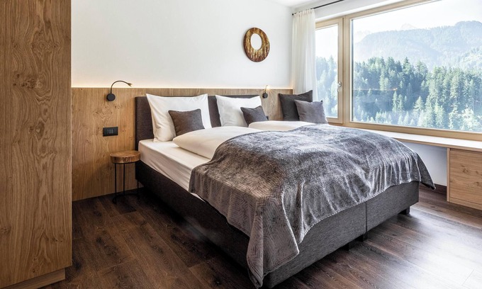 Ortisei Apartment | Modern Apartment 'Ravison' with Mountain Views, Garden & Wi-Fi