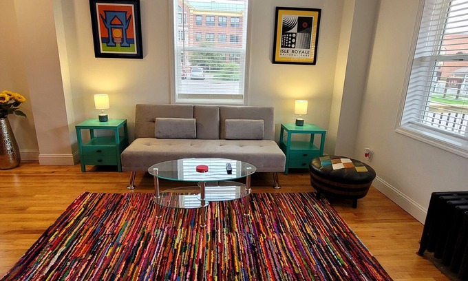 Ishpeming Apartment | Modern-Ish Downtown, 2 bedroom lower unit