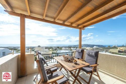 Megalochori Apartment | Modern Naya Escape in Santorini with Captivating Sea Views