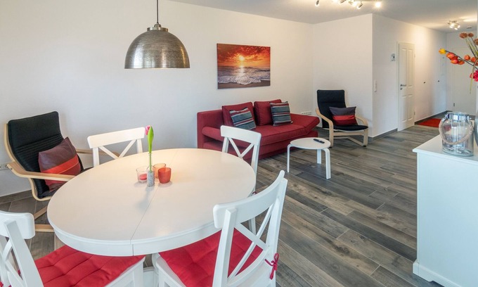Westeraccumersiel Apartment | Modern new-build ground floor apartment with air conditioning and sweeping views