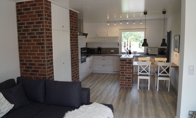 Bad Harzburg Apartment | Modern penthouse apartment with roof terrace and views of the Harz Mountain
