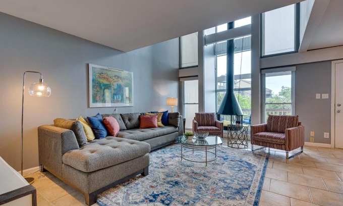 Point Venture House | Modern Point Venture Vacation Rental with Deck!