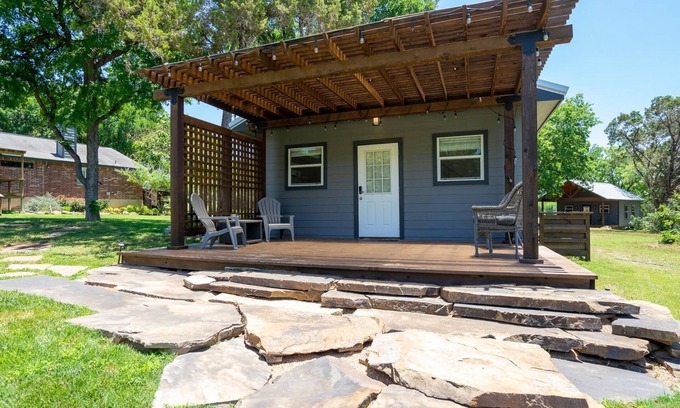 Canyon Lake House | Modern Tiny Home Near River, Lake & Pickleball Courts