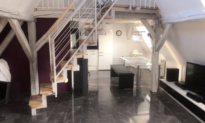 Kenzingen Apartment | Modern top floor apartment - 15 minutes from Europa Park