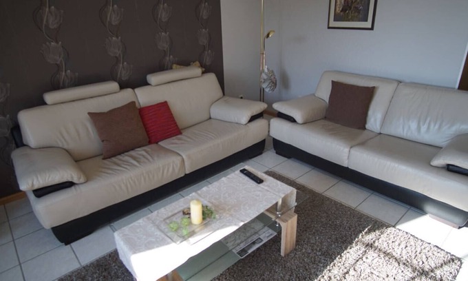 Bitburg Apartment | Modern vacation apartment in Bitburg-Stadt, with its own outdoor wellness area