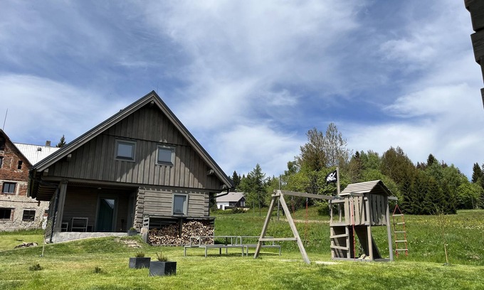 Hrebecna Cottage | Moderne Blockhütte im Erzgebirge - Roubenky Hrebecna 212