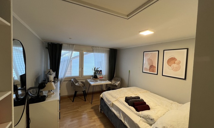 Flims Apartment | Modernes Studio 2 Minuten zu Fuß von den Bergbahnen