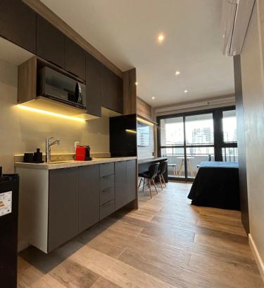 Perdizes Apartment | Moderno e Encantador Studio Allianz Parque