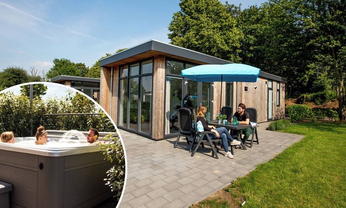 Aalst Ski Chalet | ✓ Module at Recreatiepark het Esmeer ✓ Holiday home for 5 persons ✓ Located in Aalst (Gelderland) ✓ Waterside holiday park ✓ Book directly through the park