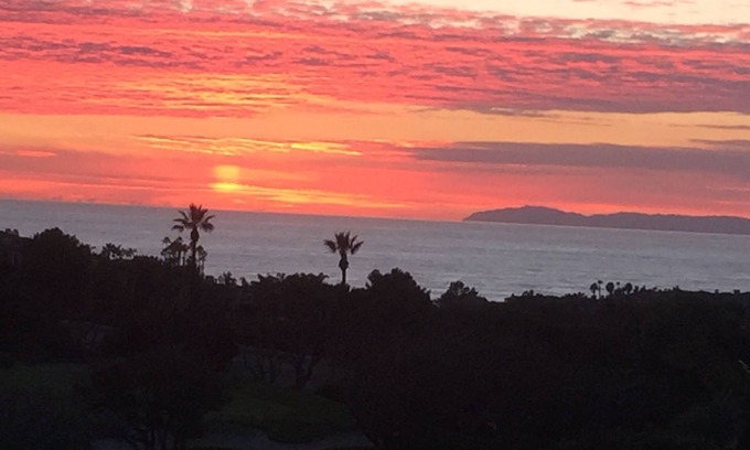 Marquesa House | Monarch Golf Course 11th Hole with Catalina Island OV, Guard Gated Community