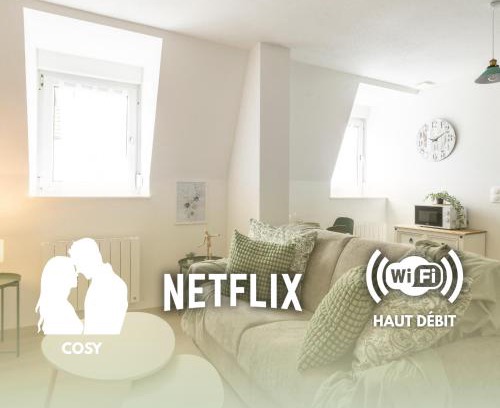 Mulhouse Apartment | MonSéjourCosy - Le Cottage - Studio - Cosy - Netflix