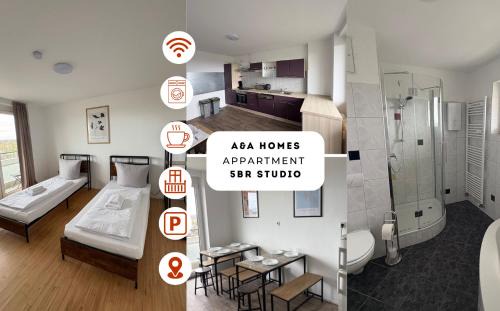 Ludwigshafen-Friesenheim Apartment | Monteurs Wohnung über den Dächern der Stadt