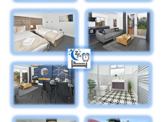 Crewe House | Moonlight House - sleeps 7, driveway, garden