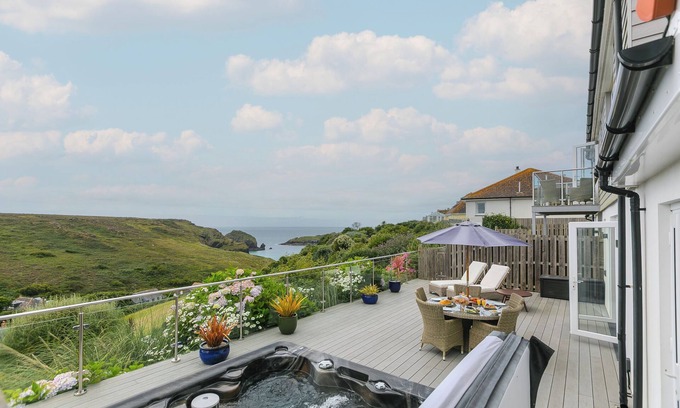 Mullion Cottage | MORWENNA, pet friendly, luxury holiday cottage, with pool in Mullion