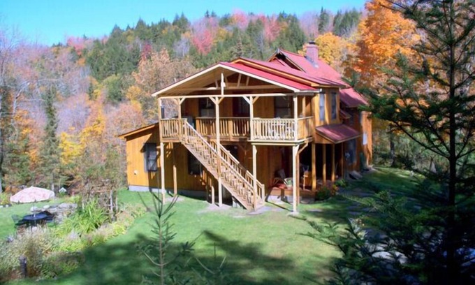 Northfield House | Mountain Home On 75 Acres With Brooks & Waterfalls In Cent