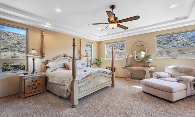 Foothills South House | Mountain Views, Backyard Trail Access, 3 King Beds