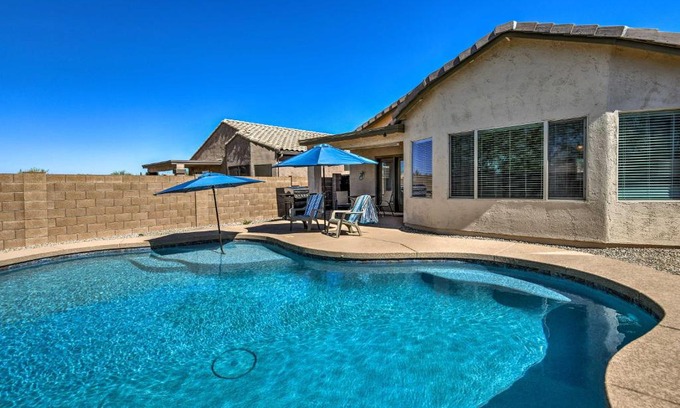 Gold Canyon House | Mtn-View Home with Pool and BBQ in Gold Canyon