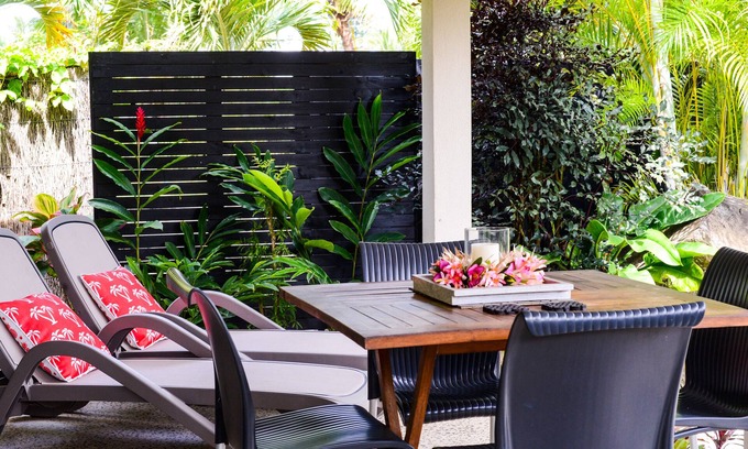 Tapere of Titikaveka Villa | Multi Award Winning Makayla Palms - Villa Tiare