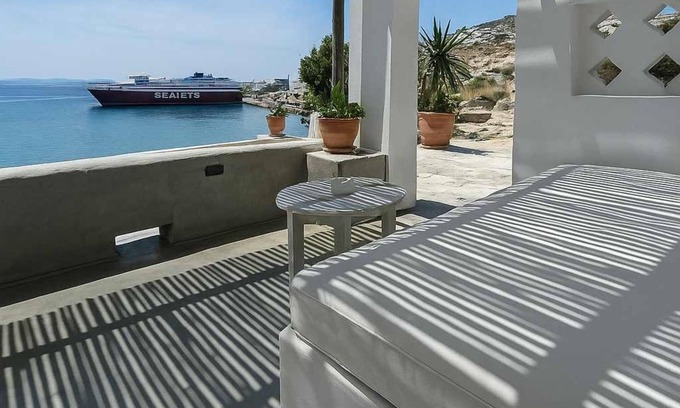 Tourlos Condo | Mykonos Blue Nest - Sea View Escape