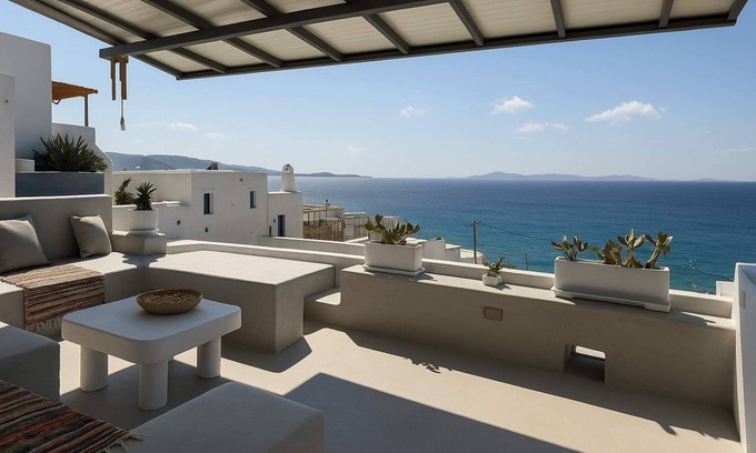 Tourlos Apartment | Mykonos Noir Nest - Sea View Escape