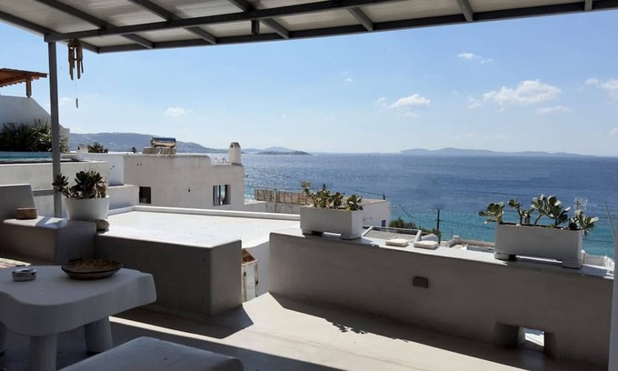 Tourlos Apartment | Mykonos Noir Nest - Sea View Escape
