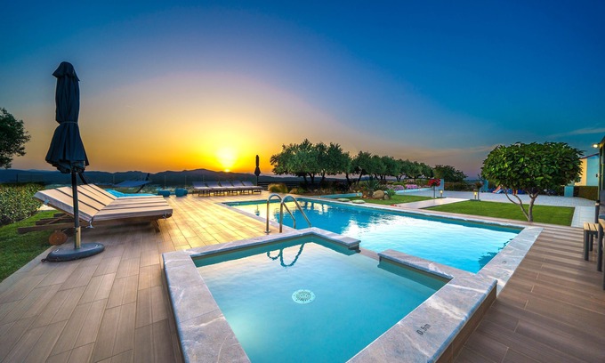 Potistiria Villa | Mythic Olive Villa-Private Heated Pool-Amazing Exteriors!