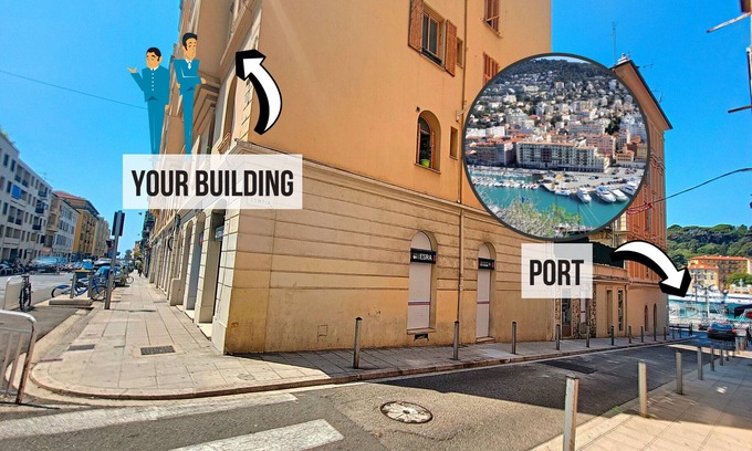 Quartier du Port Apartment | N&J - L'ANCRE - Quartier Port - Near Vieux Nice