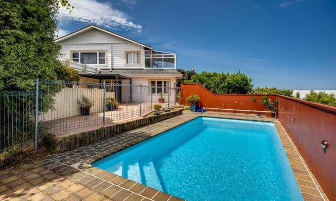 Hospital Hill House | Napier Hilltop Stays - Views, Pool & Pet Friendly!