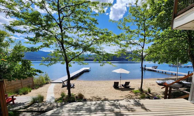 Okanagan-Similkameen House | Naramata Lakefront home with Private Beach and Dock - The Apricot Club