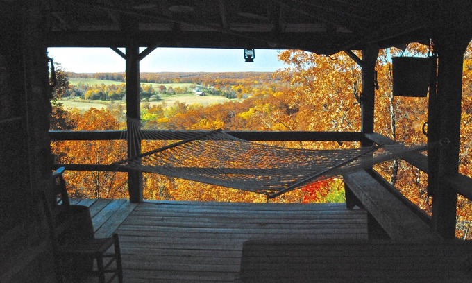 Dixon Cabin | Native Ozark Log Cabin Perched Above The Scenic Gasconade River Valley