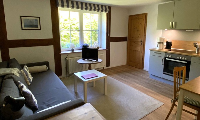 Malzow Apartment | Nature and tranquillity - in a historic thatched farmhouse with a large garden