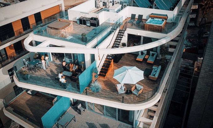 Haifa Apartment | ndream Penthouse W 3 Bedrooms on the SEA W JACUZZI and SEA View Luxury boutique