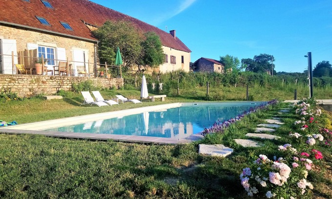 Passy House | Near Cluny, in South Burgundy, newly-renovated holiday home with panoramic view