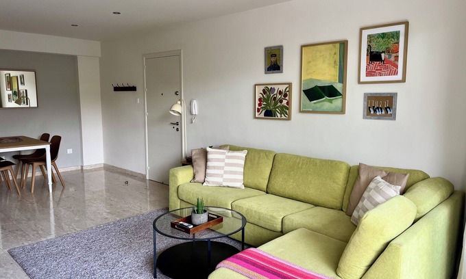 Egkomi Apartment | Neomai Nicosia - spacious flat w/balcony near university