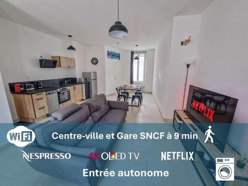Montargis Apartment | NETFLIX and CHILL, Maison duplex