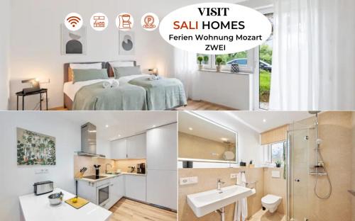 Bietigheim-Bissingen Apartment | Neu mit Terrasse! 2BR 4Beds- schönste Aussicht - frisch saniert- barrierefreie! -Mozart ZWEI - Bietigheim