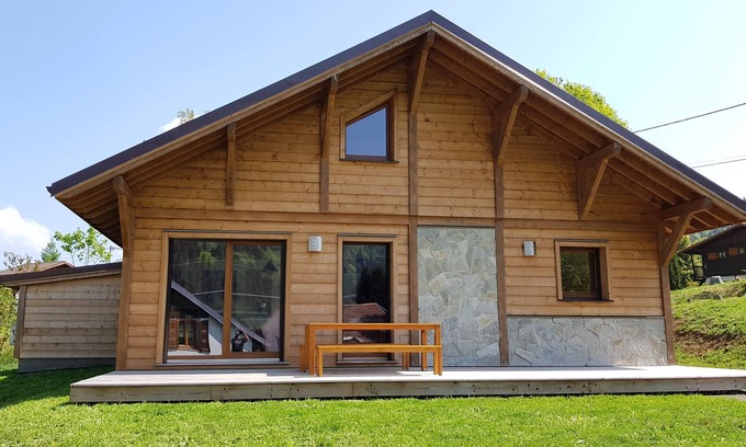 Gerbepal Ski Chalet | New 3 * chalet -L'escargot-Proche Gérardmer-Grand confort-SAUNA BALNEO WIFI
