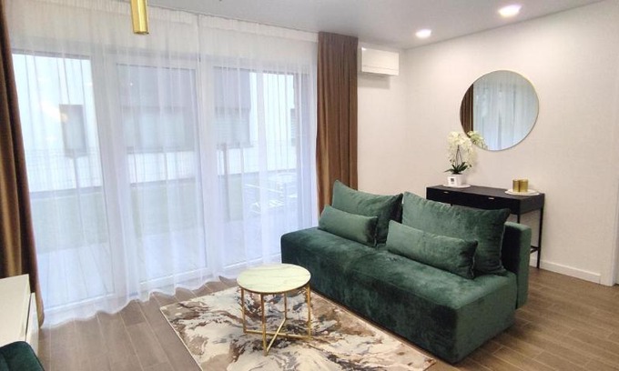 Kaunas Apartment | NEW Apartment J22, Free Private Parking, Terrace, Self Check-in