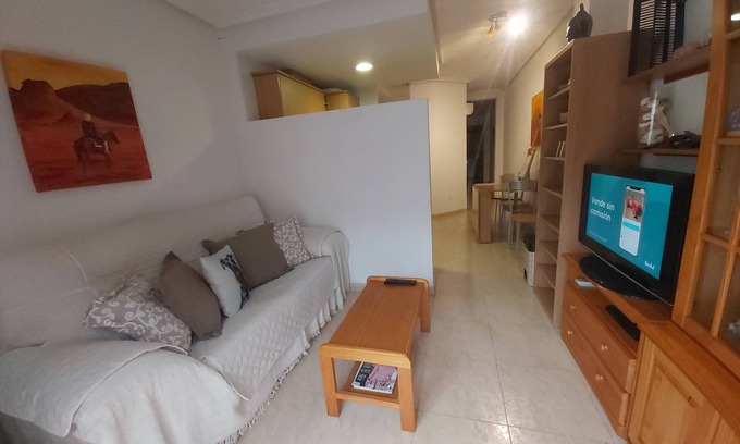 Torrevieja Apartment | New apt, 3 persons, Air Conditioned, 2 min coves, Paseo and Playa del Cura