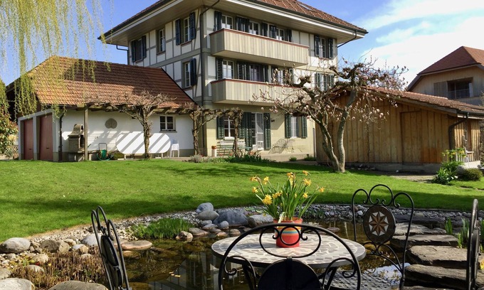 Buren zum Hof Apartment | New at FeWo-direkt: Spacious studio with ambience, fireplace and sauna