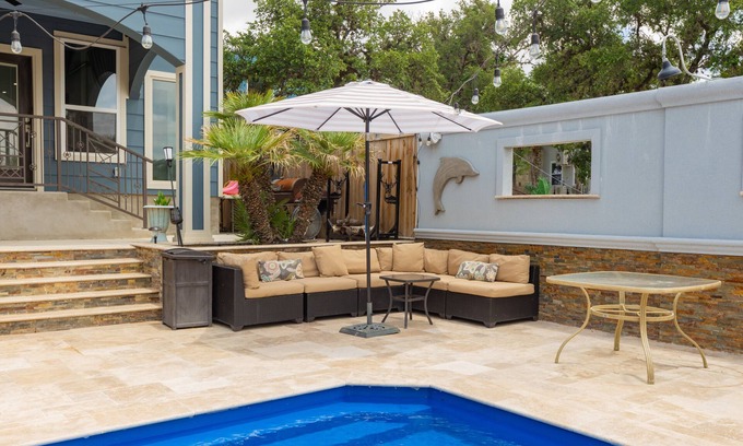 Lakehills House | NEW! Beautiful Lake Front Home w/ Pool!