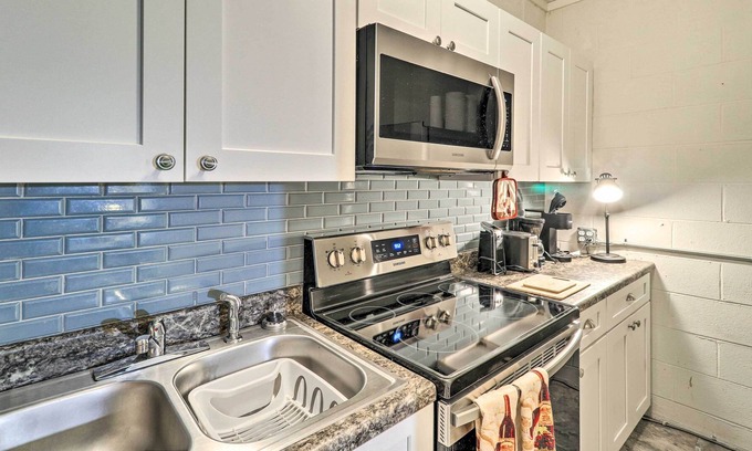 Kings Creek Apartment | NEW! Charming Lenoir Studio w/ Patio, Koi Pond!