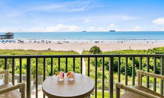Banana River Estates Condo | New Clean and Bright Beachfront Condo with Ocean Views Beside Cocoa Beach Pier