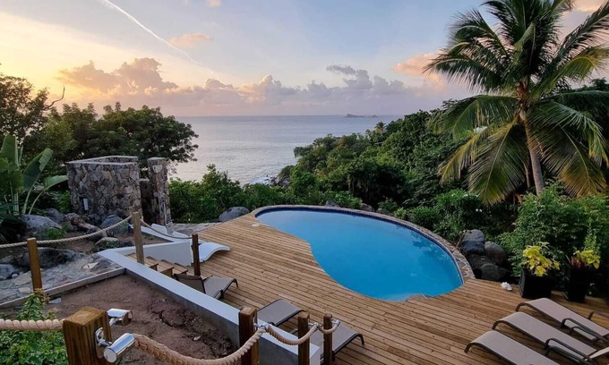 Virgin Gorda House | New Construction Oceanfront Home/Pool Private Walk To Beach