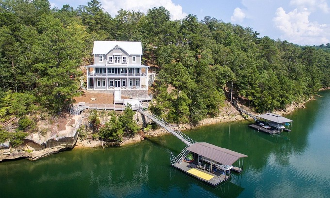 Arley House | New Craftsman Lakefront Home On Smith Lake