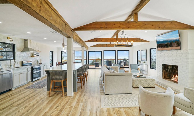 Lake Whitney House | New Firepit Area, Walk to Water, Tranquil Retreat