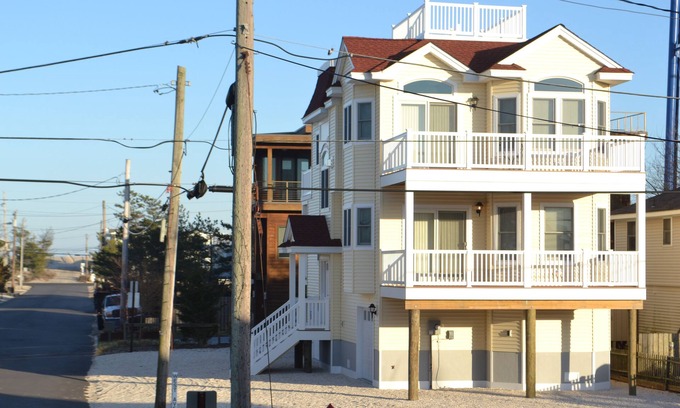 Holgate House | New Holgate (Beach Haven Inlet) Home Sleeps 10 Spectacular Water Views