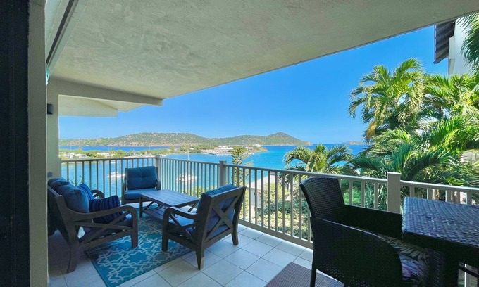 Frydendal Condo | New listing! Amazing Views & Lovely Breezes! Remodeled 1BR/1BA Private Balcony!