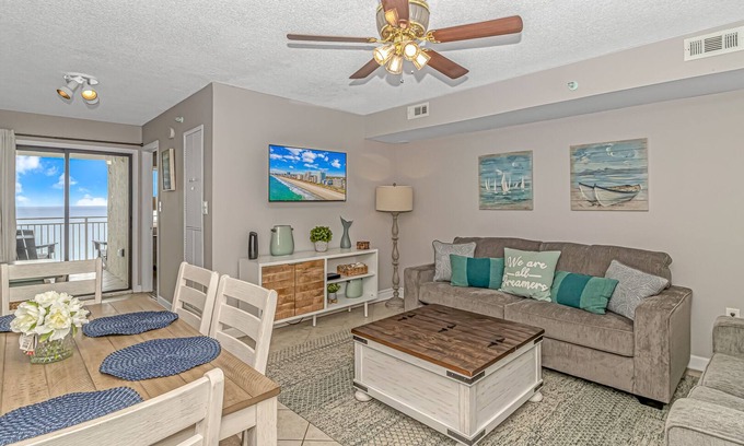 Crescent Beach Condo | 🌊 New Owner Special 🌊 Cozy Oceanfront 💙 2 Bed 2 Bath Condo Suite 💙 4th Floor