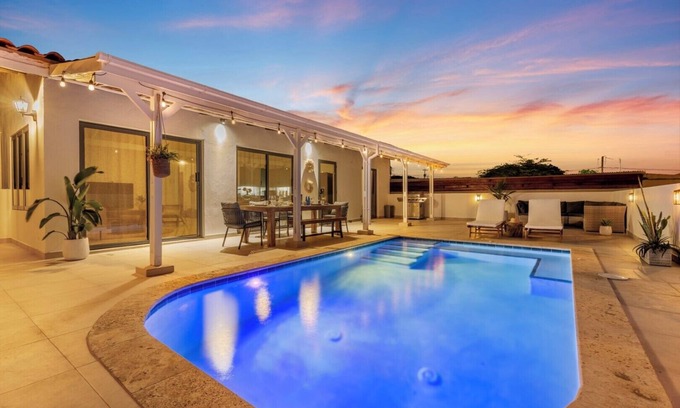 Soledad Villa | NEW! Private Pool, AC, BBQ, VIEWS, 7 minutes from the Beach!